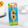 Candle for the cake number "Golden Patter", 10.2 cm, number "6"