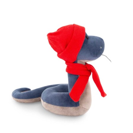 New Year! Soft toy "Snake Hitch", blue color, 20 cm-1