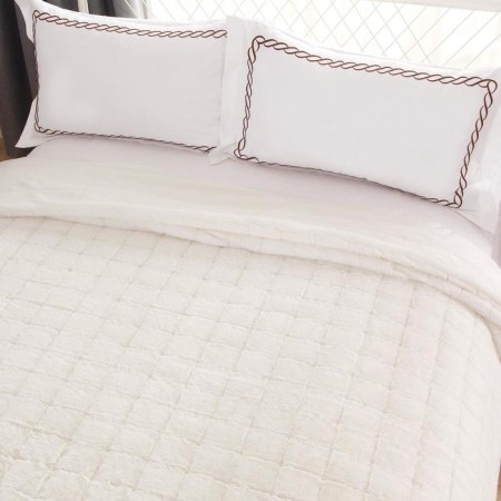 Madeline blanket, size 220x240 cm, white color-1