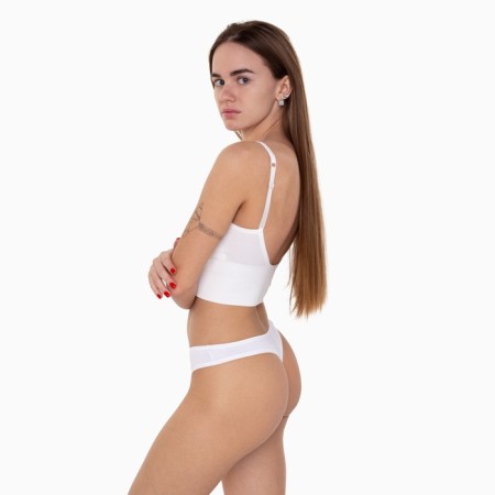 Cowards women's thongs, white color, size 46-2