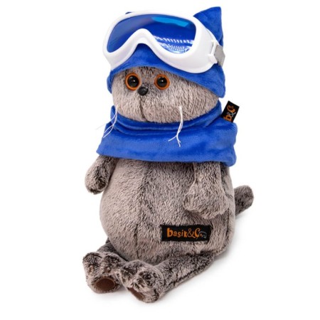 Soft toy "Basik in ski glasses", 25 cm-1