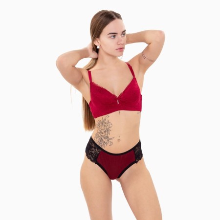 Women's bra, red color, size 85V-1