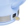 Teapot Maunfeld MGK-631BL, plastic, 1.7 l, 2200 watts, blue