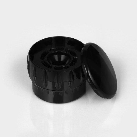 Set of glass mills, 80 ml, 2 pcs, black color-3