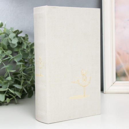 Safe-book wood to the leatherette "Little ballerina" 21x13x5 cm