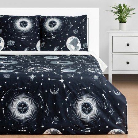 Bed linen "Ethel" euro "esoteric" 200x217 cm, 220x240 cm, 70x70 cm - 2 pcs-2
