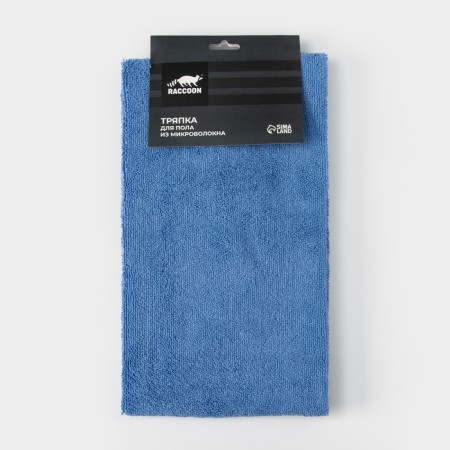 Raccoon rag, 220 g/m², 60 × 80 cm, microfiber, ultrasound, 2 pcs, blue color-2
