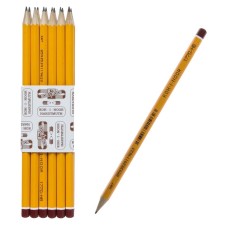 Chernographic pencil Koh-I-Noor 1770 HB Black Sun, faceted