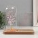 Photo frame wood 9x13 cm with backlight "Pink tree" from batteries 2xlr1130 19x9x18.5 cm