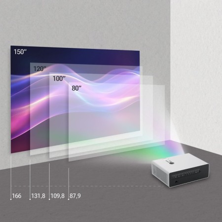 Projector CACTUS CS--C4.SG DLP 28500LM LS 2850LM ANSI (1920x1080) 800000: 1 lamp resource: 25000 107627-7