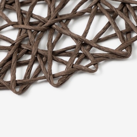 Serving shade "Grass", coffee, d 38 cm-2
