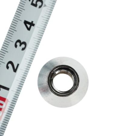Nut m10x1.25 18, hex17, cone, open, ch, h-1018-4