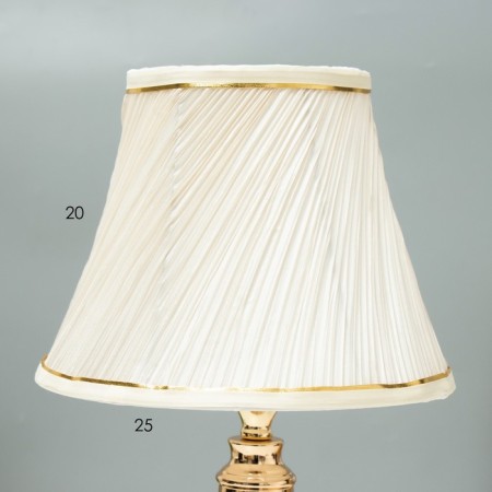 Table lamp "Valencia" 1he27 40W white-gold 24x24x42 cm Risalux-5