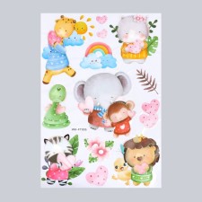 Plastic sticker multi -layer 