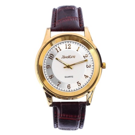 Men's wristwaters "Dant", eco-leather strap, D-3 cm
