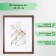 Photo frame Plastic "Mira" 40x50 cm Wenge (plastic screen)