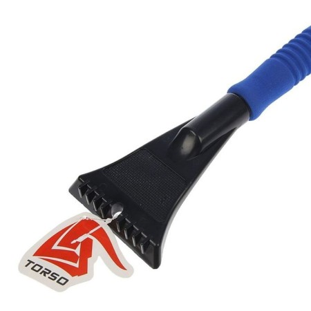 Brush SME TORSO, 63 cm, with a scrap, soft handle, blue-4