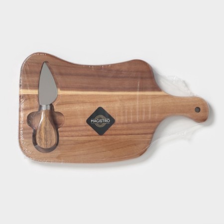 Magistro Shape cheese set, knife, board-6