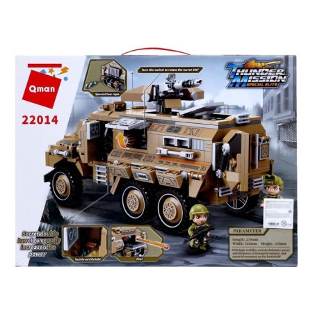 Designer Military zone "Stock BTR", 3 minifigurs and 603 parts-3