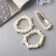 Hair Set "Kasandra" (2 gum 5 cm, invisibility 7 cm) Milk