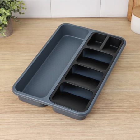 Tray for cutlery, 40 × 26 × 5.1 cm, 6 departments-3