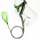 The ammunition set is soft, reflective, leash 120 x 1.5 cm, Osh 35-53 cm, yellow