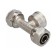 Aqualink tee, crimping, d = 16 mm x 3/4 "x 16 mm, tsang/nut/tsang