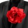 Tekstil "flower" camellia, red color