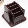 Organizer 6 sections, a series of Zebrano with Kant Dark, rotation 15*18cm