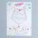 Topper "Happy Birthday", with rhinestones, silver color