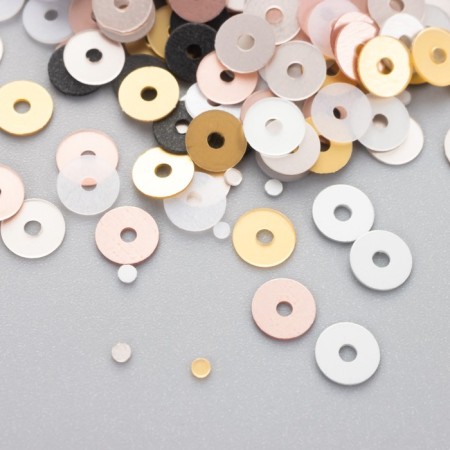 Sequins "flat. Matte. Coast" set 10 g D-4 mm-1