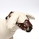 Muzzle of pressed leather adjustable, No. 1, DN 4.5 cm, ohm 13-20 cm, brown