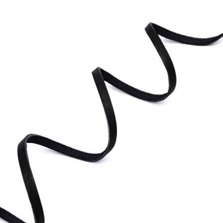 Leather leather single -layer, 1.47 m x 0.8 cm, black-3