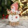 Figure New Year's light "Snowman in a hat with pompom" 10x16 cm