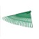 Lobbish rakes, lamellar, 22 teeth, plastic, tiles 24 mm, without cuttings