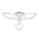 Ceiling light ESCADA, 10287/3LED. 1x50W, LED, 3920LM, 3500-6500KK, 610x610x115 mm, white color
