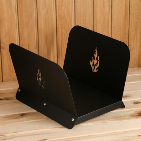 Drovnitsa DR 0-4 with a pallet, black 36.6 x 40 x 27.7 cm-1