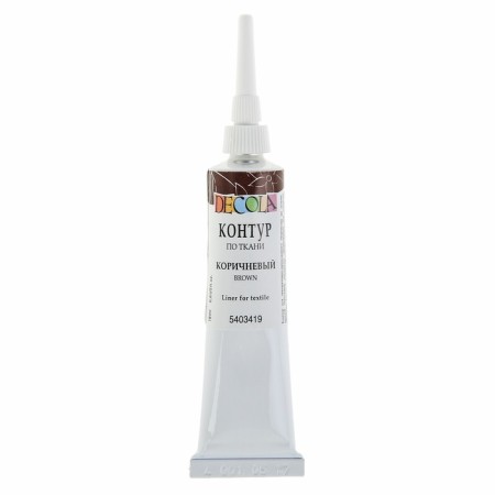Contour on fabric 18 ml, ZHK Decola, brown (5403419)