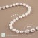 Beads on threads, with holography, round, 6 mm, 9 ± 1 m, transparent color