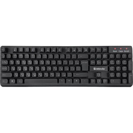 The keyboard set and the Defender Milan C-992 mouse, membrane, 104 keys, 1000 dpi, USB, black-1
