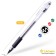 Gel pen, standard, rubber emphasis, Crown HJR-500R, black, node 0.5 mm