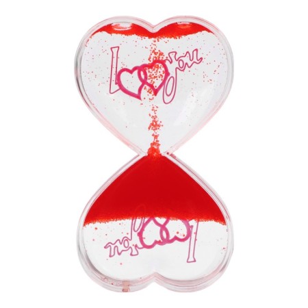 Gel watch "I love you", anti -stress, 7.5 x 13 cm, red-1