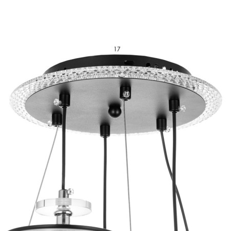 Lamp with PDD "Rimini" LED 96W 3000-6000K Black 50x50x14-114 cm-8