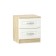 Tumbling bedside Olivia, 448x420x511, Dub Sonoma/White tree MDF