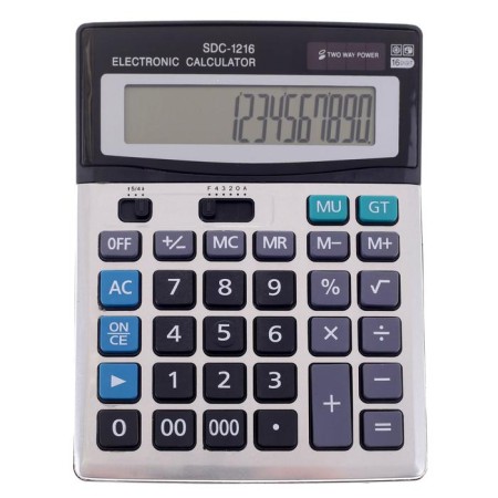 Desktop calculator, 16 - discharge, SDC - 1216