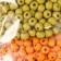 Set of beads for creativity tree "mustard" d-0.8 cm, 4 colors x 15 g