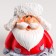 Souvenir Polystone "Grandfather Frost in a hat-ear" Long legs 16.5x7.8x4.5 cm