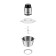 KitFort K-3024 grinder, stainless steel, 350 W, 2 l, 2 speeds, steel