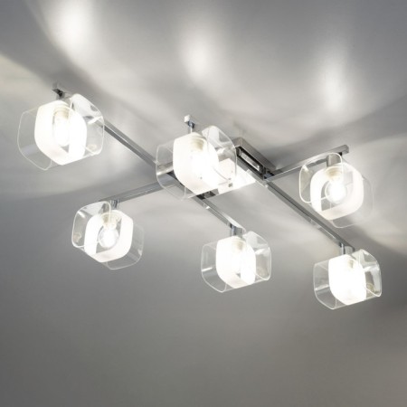 Ceiling chandelier "Virta" E14 6x60 watts-16