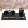 Table set 4V1 with a business card and clock, 34x17x13 cm